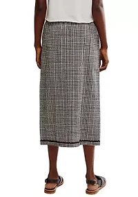 Penelope Gingham Midi Skirt