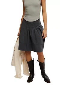 Peyton Pintuck Midi Skirt