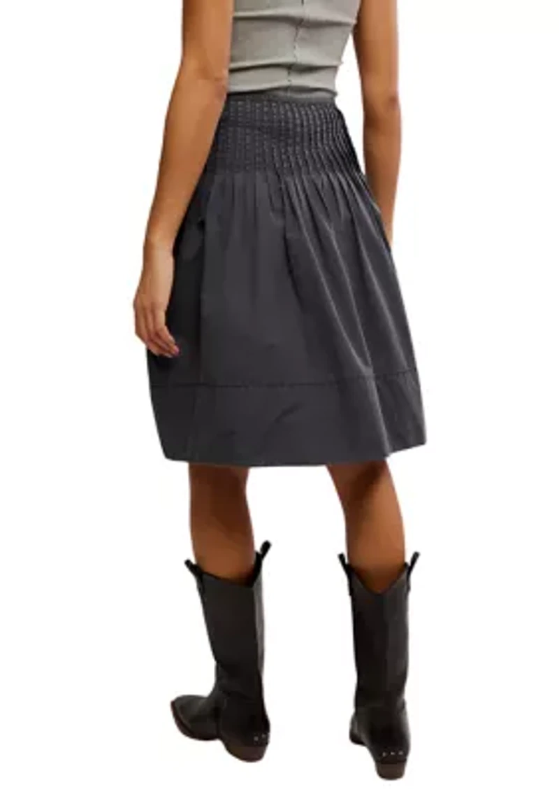 Peyton Pintuck Midi Skirt