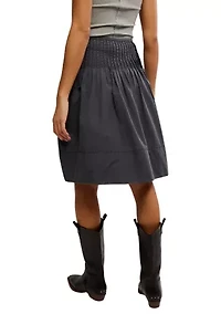 Peyton Pintuck Midi Skirt