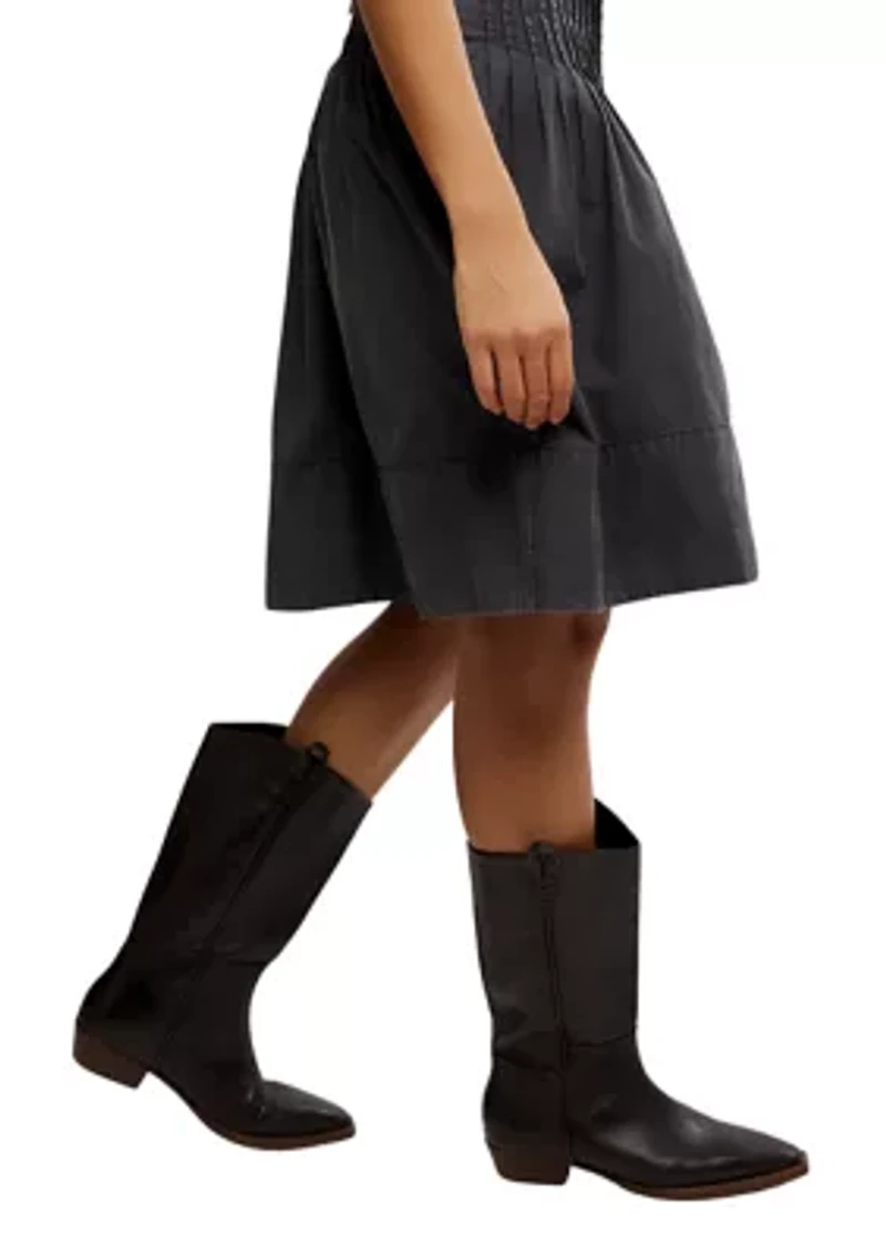 Peyton Pintuck Midi Skirt