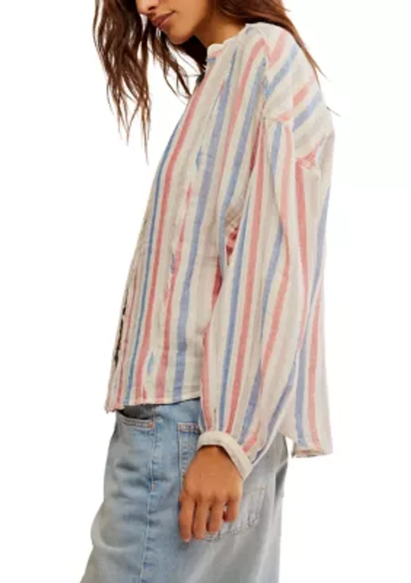We The Free Valley Double Cloth Striped Shirt