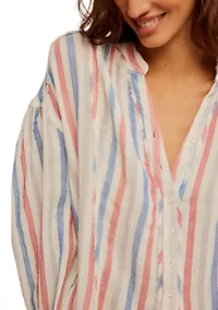 We The Free Valley Double Cloth Striped Shirt