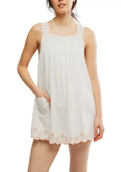 Latecia Embroidered Mini Dress