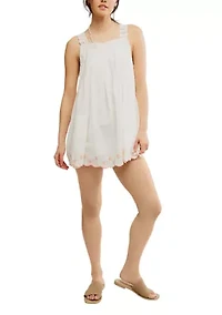 Latecia Embroidered Mini Dress