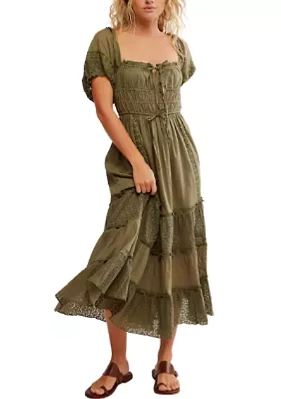 Falling Sun Midi Dress