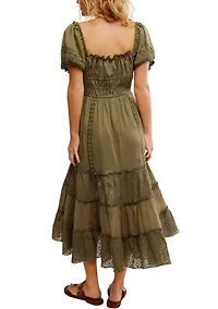 Falling Sun Midi Dress