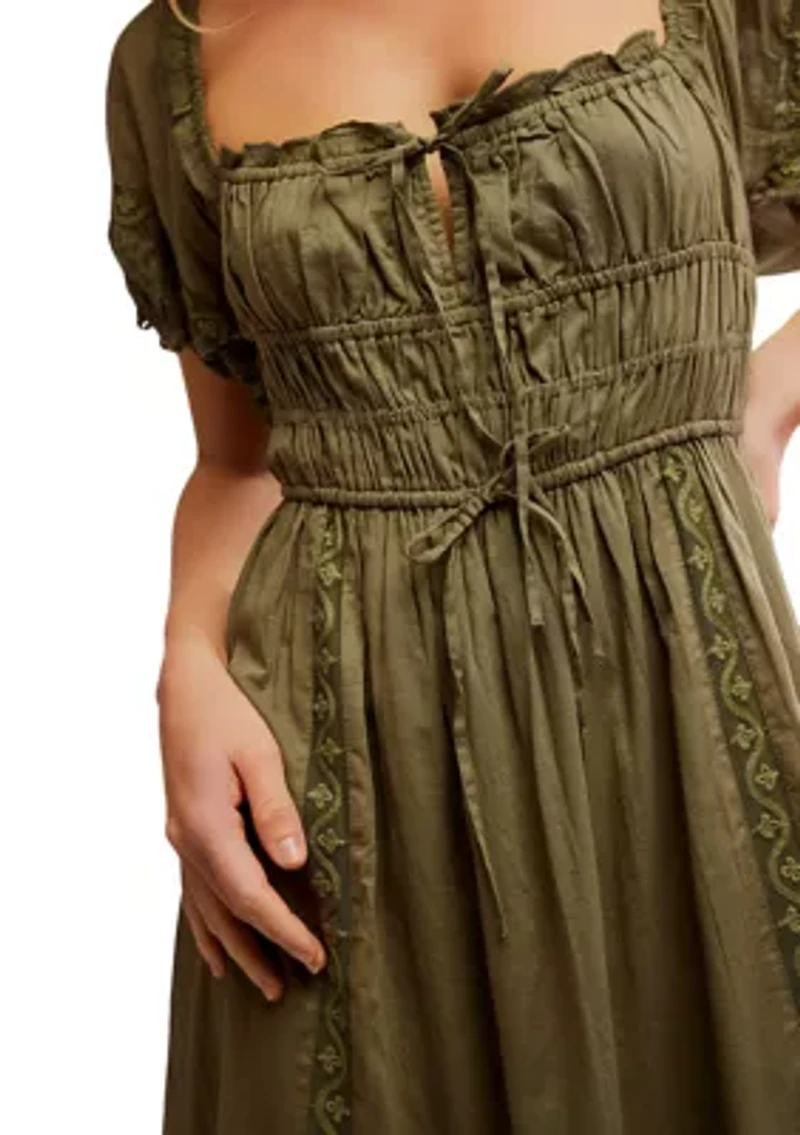 Falling Sun Midi Dress