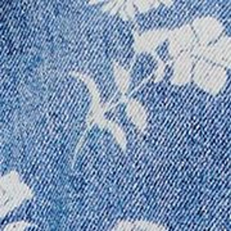 We The Free Opal Swing Floral-Printed Denim Jacket