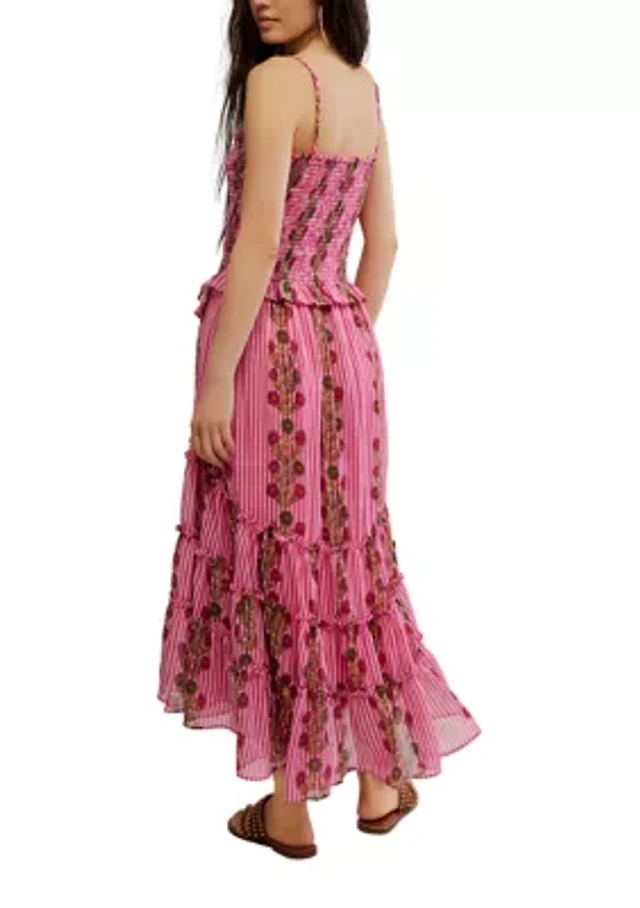 hanson apron midi dress Free People Hanson Apron Midi Dress in Natural