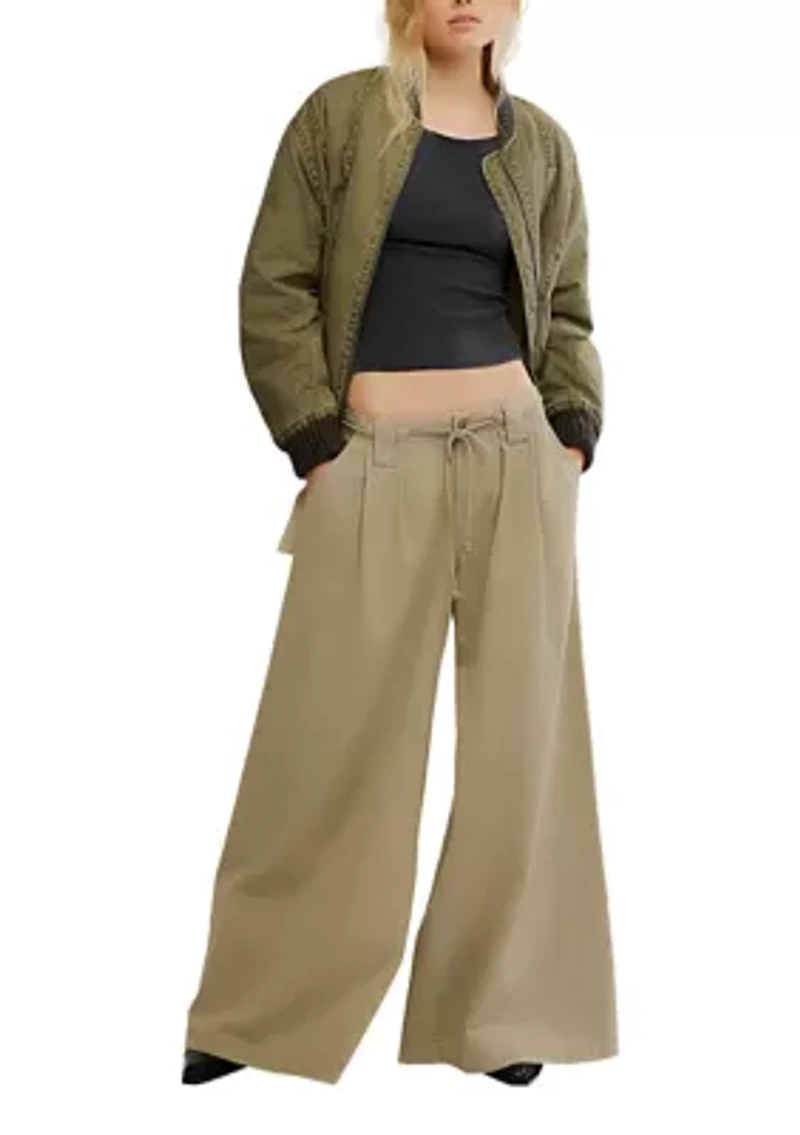 Julien Wide-Leg Chino Trousers