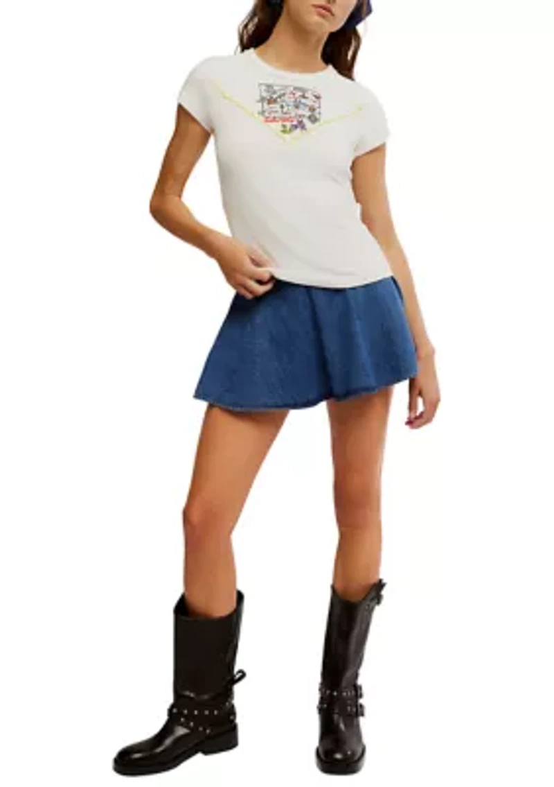 We The Free Paradise Found Denim Skort