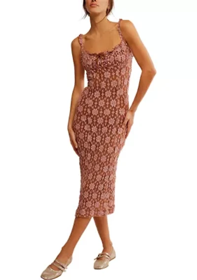 Lucinda Lace Midi Dress