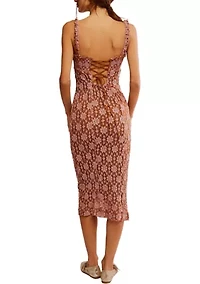 Lucinda Lace Midi Dress