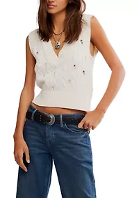 Plumeria Floral Vest