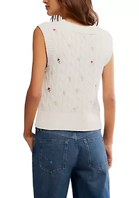 Plumeria Floral Vest