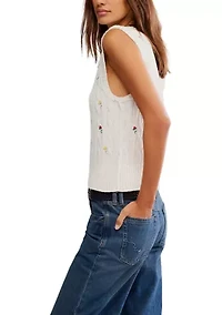 Plumeria Floral Vest