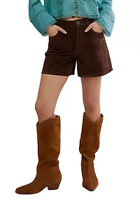 We The Free Tippi Vegan Suede Shorts