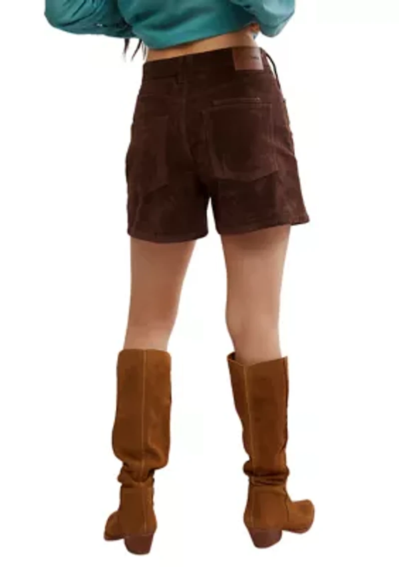 We The Free Tippi Vegan Suede Shorts