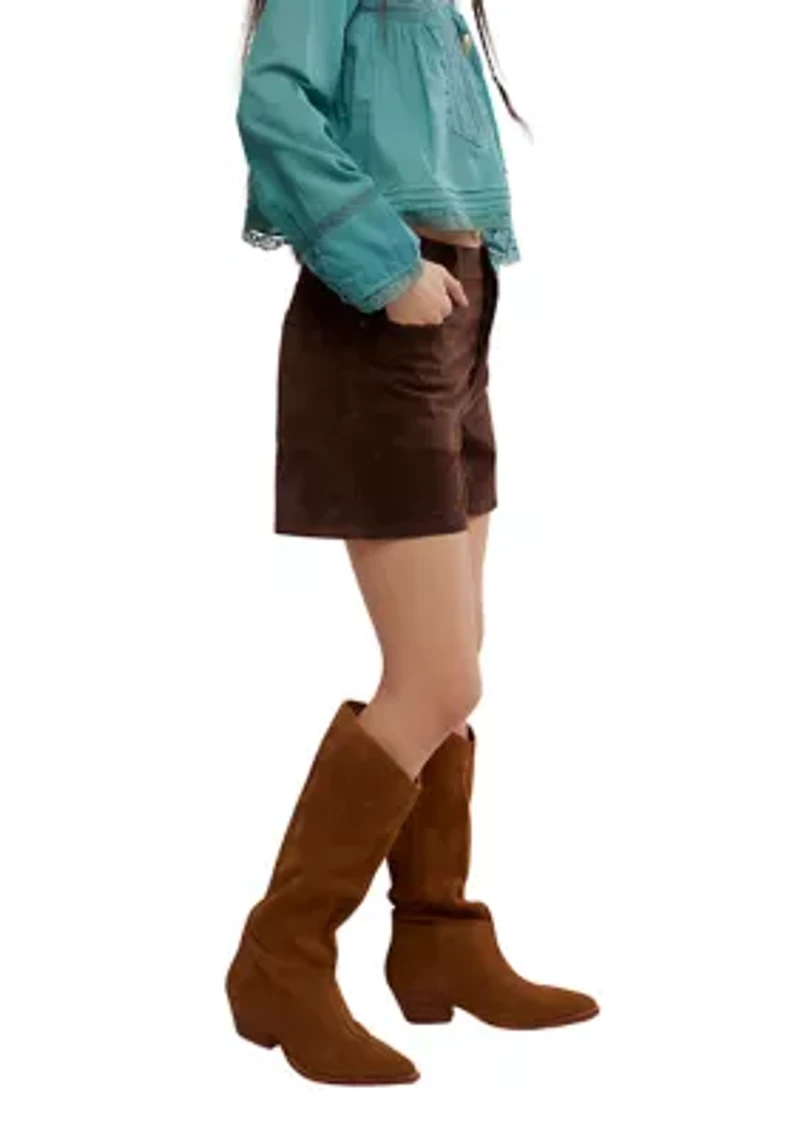 We The Free Tippi Vegan Suede Shorts
