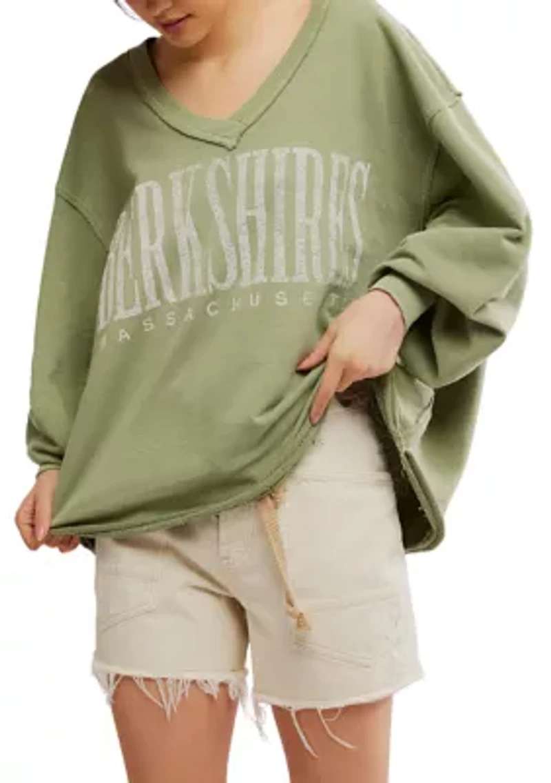We The Free Venice V-Neck Graphic Sweatshirt