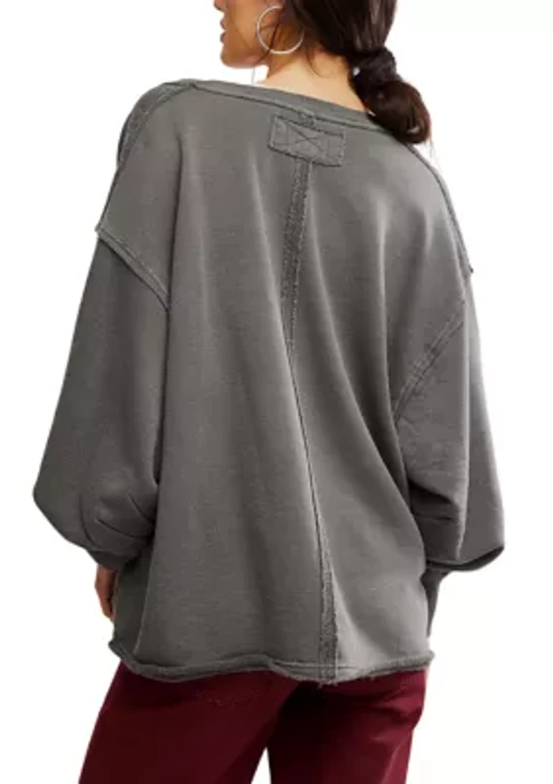 We The Free Venice V-Neck Graphic Sweatshirt