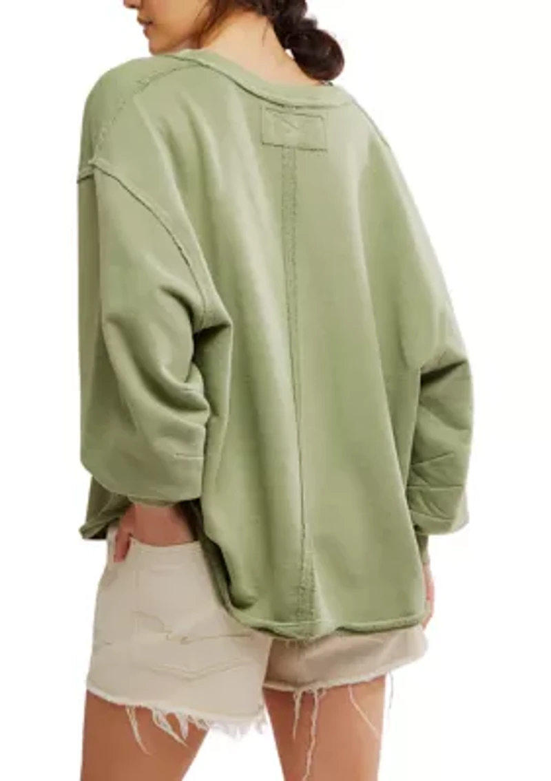 We The Free Venice V-Neck Graphic Sweatshirt