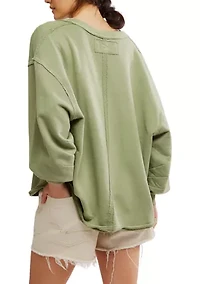 We The Free Venice V-Neck Graphic Sweatshirt