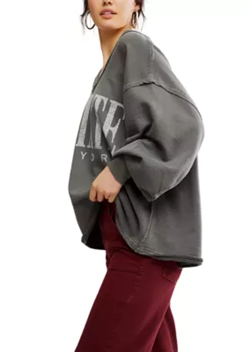 We The Free Venice V-Neck Graphic Sweatshirt