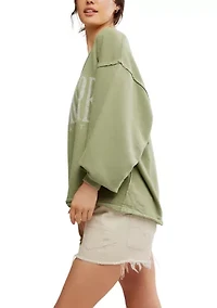 We The Free Venice V-Neck Graphic Sweatshirt