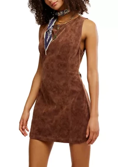 Atlas Suede Mini Dress