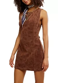Atlas Suede Mini Dress