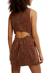 Atlas Suede Mini Dress