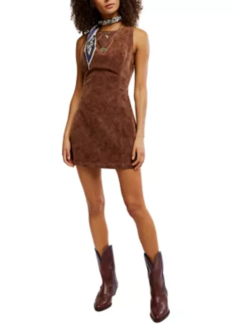 Atlas Suede Mini Dress