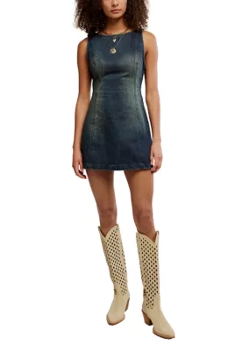 Atlas Denim Mini Dress