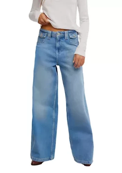 We The Free Kellee High-Rise Palazzo Jeans