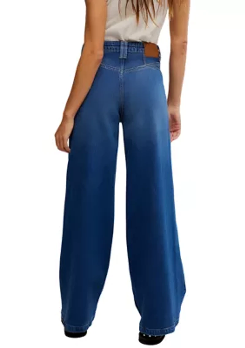 We The Free Kellee High-Rise Palazzo Jeans
