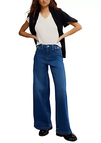 We The Free Kellee High-Rise Palazzo Jeans