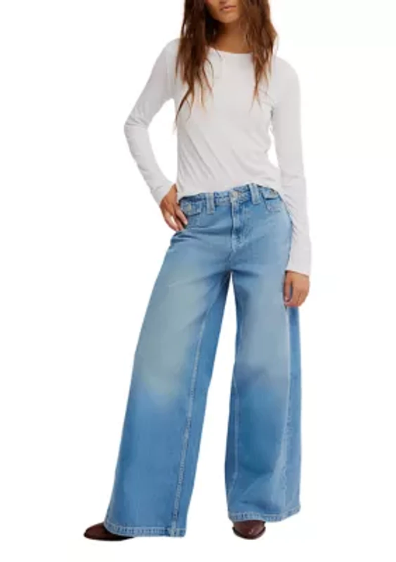 We The Free Kellee High-Rise Palazzo Jeans