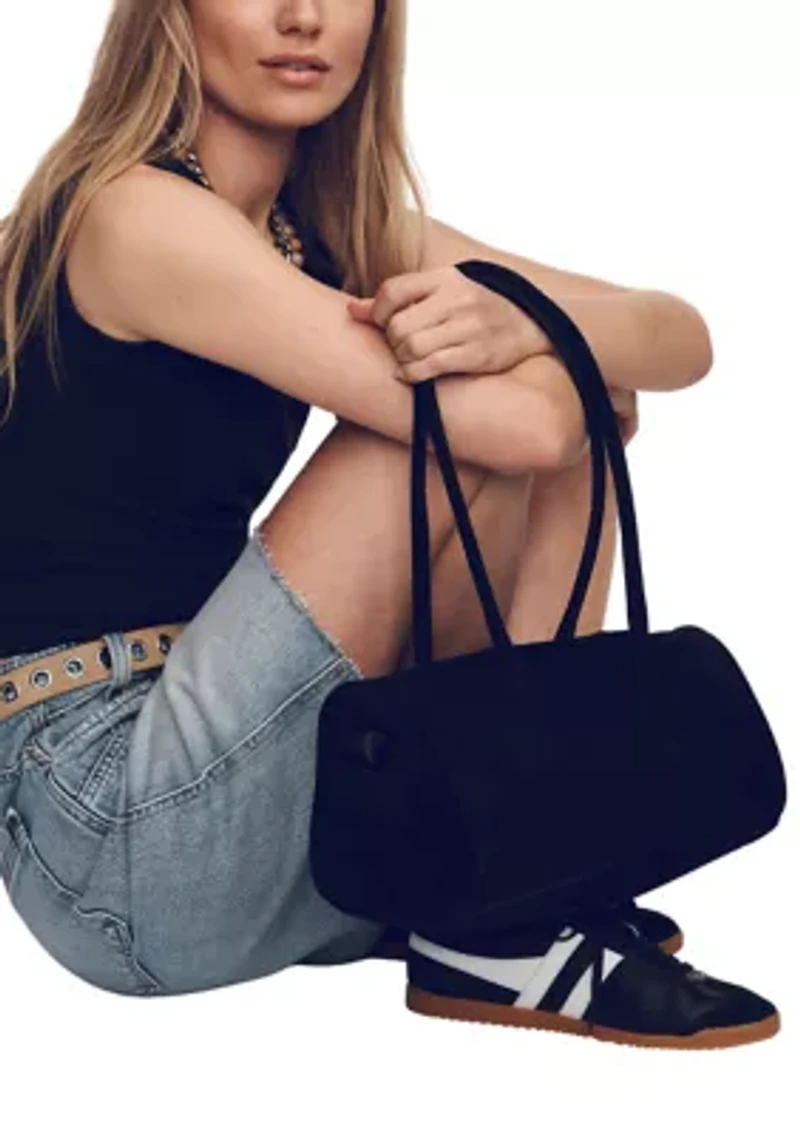 Sierra Suede Shoulder Bag