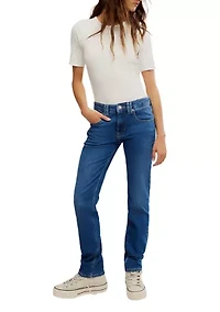 We The Free Oracle Low-Rise Slim Straight Jeans