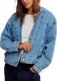 We The Free Asher Cozy Denim Jacket