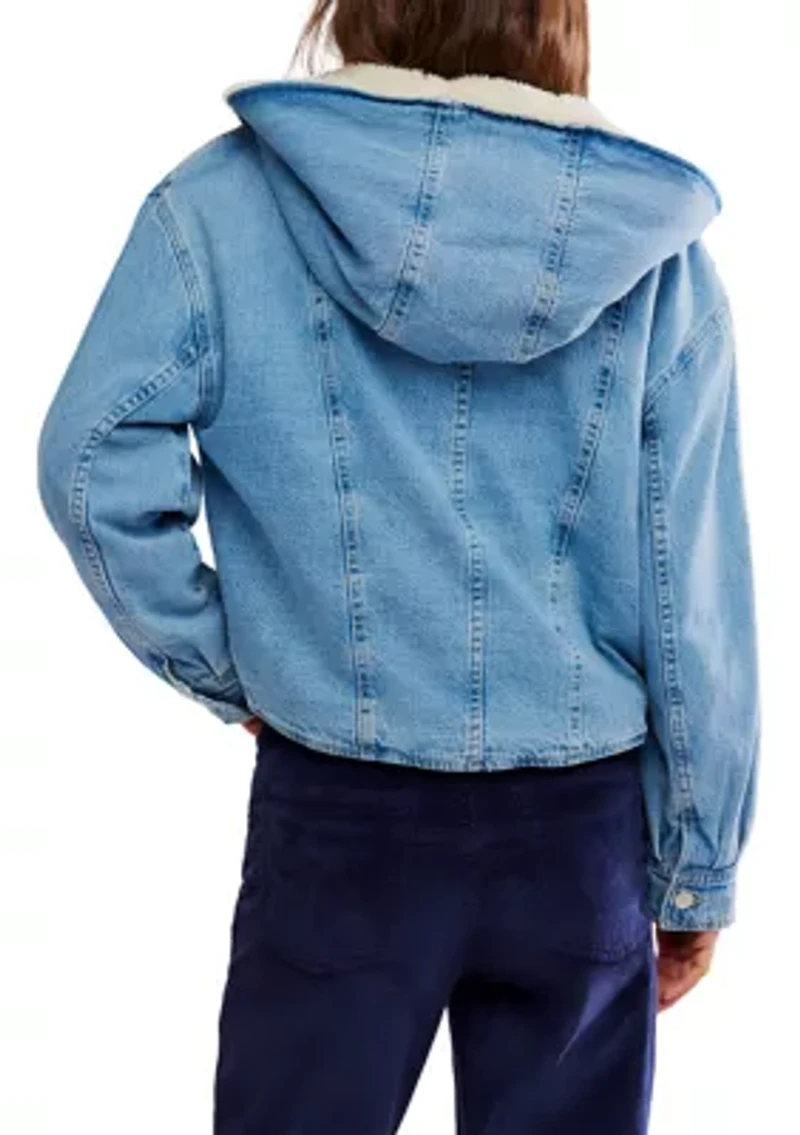 We The Free Asher Cozy Denim Jacket