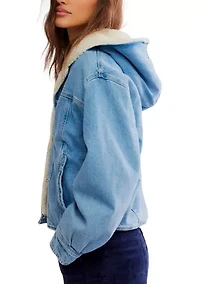 We The Free Asher Cozy Denim Jacket