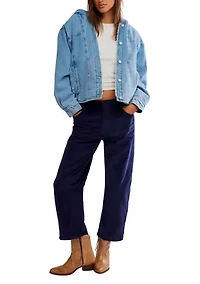 We The Free Asher Cozy Denim Jacket