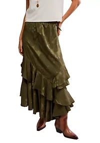 Autumn Promenade Maxi Skirt
