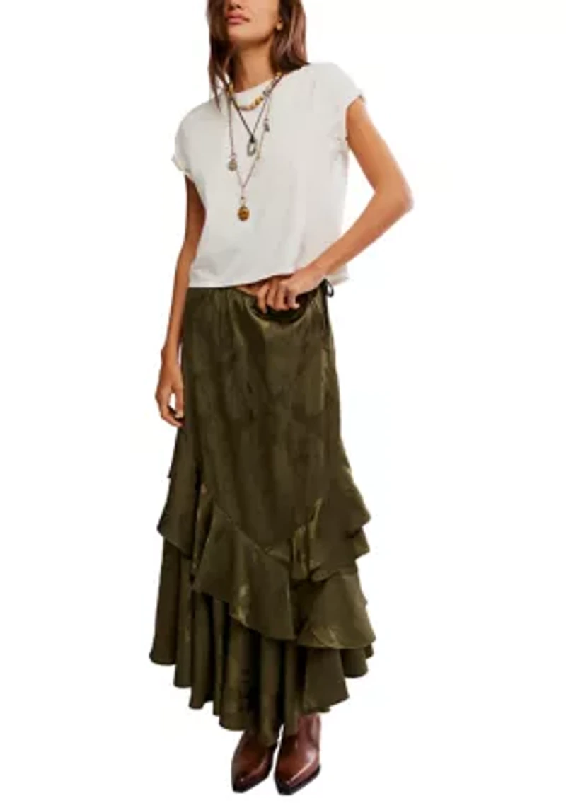 Autumn Promenade Maxi Skirt