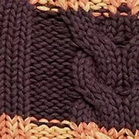 Frankie Cable Striped Pullover