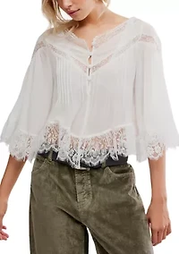 Bali Midnight Rain Lace Top