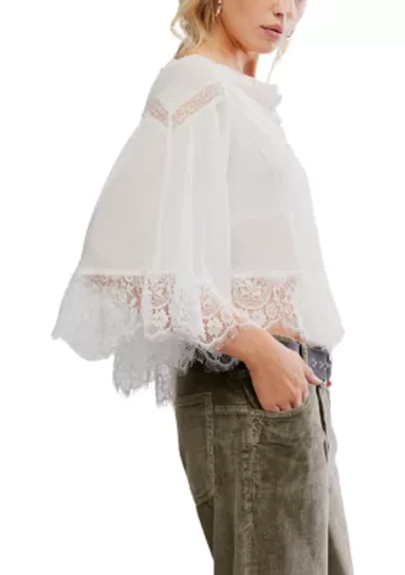 Bali Midnight Rain Lace Top